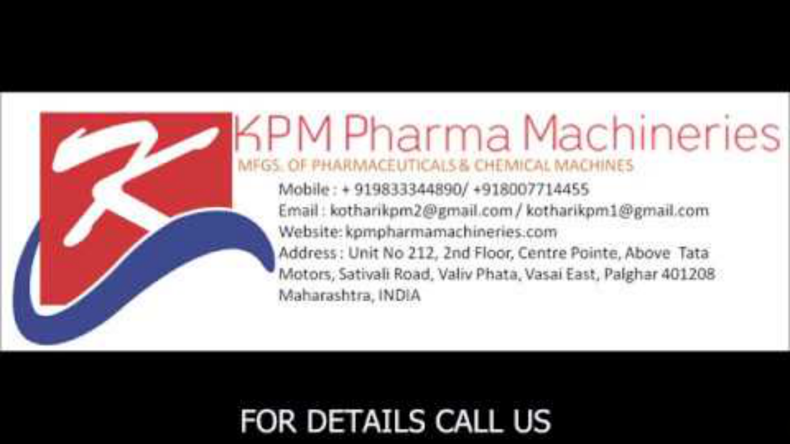 Vacuum Tray Dryer From KPM Pharma Machineries